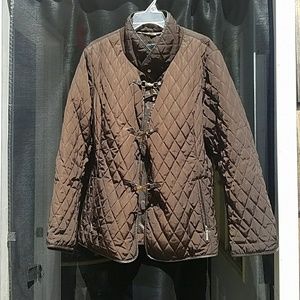 Jones New York brown coat.